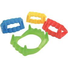 Neon Goofy Teeth, Assorted Bold Colors, 1-3/4" W x 3/4" H x 2-1/4" D, 72/Pkg