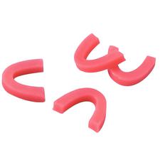 Patterson® Occlusal Bite Blocks – Pink, Recessed, 3/8", 100/Box