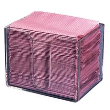 Distributeur de serviettes/bavoirs pour patients – 5" x 6" x 7", Lucite transparent