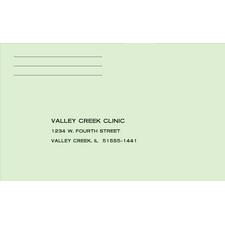 Return/Reply Envelopes, Gummed-Flap, Personalized, 6-1/8" W x 3-3/4" H, 500/Pkg