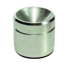 Amalgam Well, Chrome-Plated Brass