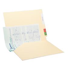 14-pt Diagonal-Cut Full Pocket End-Tab Folder, 9-1/2" x 12-1/4", 50/Box