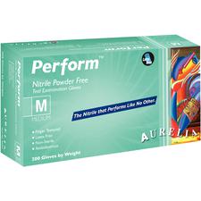 Gants d'examen Perform™ en nitrile – Non poudrés, couleur sarcelle, 200/boîte