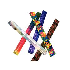 Slap Bracelet Assortment, 9", 50/Pkg