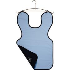 Tablier sans col pour adultes, microfibre bleue