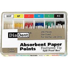 Feather Tip Paper Points, 200/Box