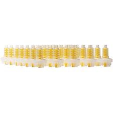 Embouts mélangeurs Flexitime Dynamix – jaune, 50/emballage