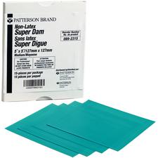 Patterson® Nonlatex Super Dam, 15/Pkg