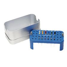Support Endo en acier inoxydable avec insert – 94 mm x 82 mm x 45 mm