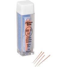 Tapered Gutta Percha Points – Auxiliary Sizes, 1 Vial of 20