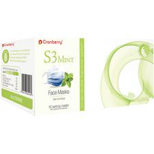 Masques à bandes auriculaires S3 Mint – ASTM niveau 3, 50/boîte