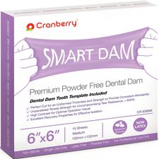 Smart Rubber Dam – Nonlatex, Mint Scented, 6" x 6"
