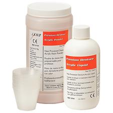 Acrylic Premium™ Denture Powder and Liquid, 1 Pound Package