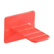 Système de support adhésif AimRight – Supports adhésifs pour languettes, rouges, 50/emballage