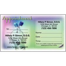 Sticker Appointment Card, 500/Pkg