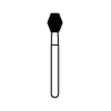 Fraises diamantées Gold Pack NTI® – FG, très grossière, noire, cylindrique, nº SC811, diamètre de 3,3 mm, longueur de 4,2 mm, 50/emballage