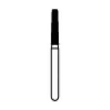Fraises diamantées Gold Pack NTI® – FG, très grossière, noire, cône à épaulement modifié, nº SC847KR, diamètre de 1,6 mm, longueur de 8 mm, 50/emballage