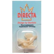 Directa® Polycarbonate Temporary Crown Refills – Upper Bicuspid, 5/Pkg