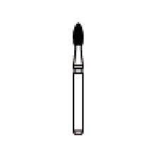 Fraises diamantées NTI® – FG, fine, flamme à bout rond, no F274, diamètre de 1,6 mm, longueur de 3,5 mm, 5/emballage