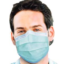 Masques d’intervention à bandes auriculaires – ASTM niveau 2, Sans latex, 50/boîte