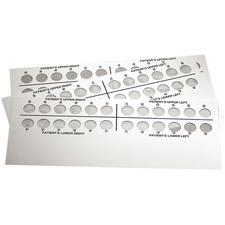 Patterson® Sticky Card Direct Bond Organizing Pad, 50/Pkg