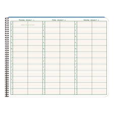 Regular Dated Week-in-View Appointment Book (101), 11" x 8-1/2"