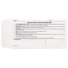 Care Of Mouth Envelopes, Nonpersonalized, Gummed-Flap, 6-1/2" W x 3-1/2" H, 500/Pkg.