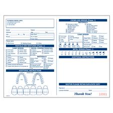 2-Part Laboratory Prescription Forms