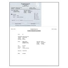 Indiana Laser Prescription Blanks – 8-1/2" W x 11" H (Overall), 5-1/2" W x 4-1/4" H (Detached), 100/Pkg