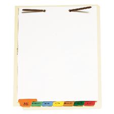 Individual or 7-Tab Chart Divider Sets