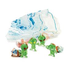 Space Alien Parachuters, Assorted, 1" W x 1-1/2" H, 48/Pkg