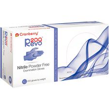 Gants d’examen en nitrile Cranberry R200® – non poudrés, sans latex, 200/boîte