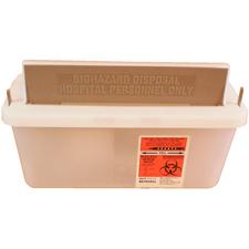 Contenant pour objets pointus et tranchants SharpSafety™ In-Room™ avec couvercle style boîte aux lettres, 2 pintes