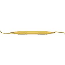Curettes XP Technology™ – Double Gracey™ postérieur, manche en résine EagleLite™ jaune, double extrémité