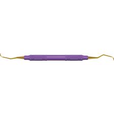 Curettes XP Technology™ – Double Gracey™ antérieur, manche en résine EagleLite™ mauve, double extrémité