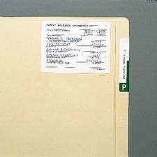 Insurance Information Label, White, 4" W x 3" H, 300/Pkg