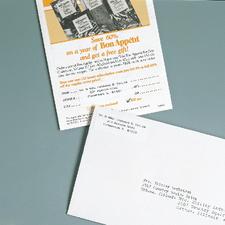 Personalized Return Address Labels, White, 2" W x 3/4" H, 500/Pkg