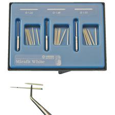 Tenons de fibre de verre blanc Mirafit – Ensemble de lancement