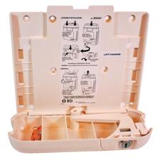 Support mural de verrouillage pour tous les  collecteurs d'objets pointus et tranchants de la salle d'examen/patient 5.4 qt BD, 9,5" x 9,5" x 4.25"