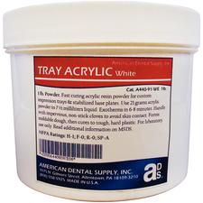 Tray Acrylic Material – White, Powder