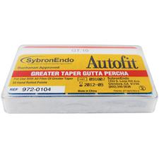 Autofit Greater Taper Gutta Percha Points, 50/Pkg