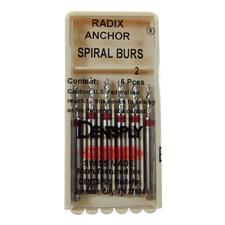 Radix-Anchor® S-Limit Spiral Bur, 6/Pkg