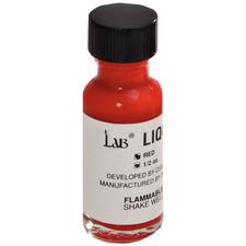 Lab® Liqua-Mark™ High Spot Indicating Liquid – Red, 1/2 oz Bottle