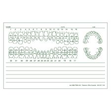 Examination Forms, 5-1/2" W x 3-1/2" H, 100 Sheets/Pad; 5 Pads/Pkg