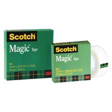 Scotch Magic Tape, 1" Core