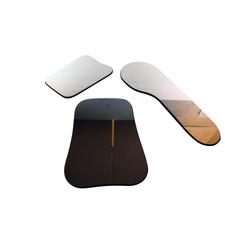 Miroirs photographiques intrabuccaux Riofoto en rhodium, ensemble Santos