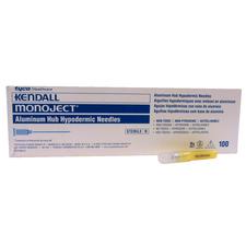 Monoject™ Standard Hypodermic Needles with Aluminum Hub – #200, Luer Lock, 100/Box