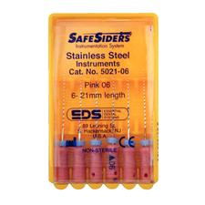 Safesider® Endodontic Reamers – 21 mm, 6/Pkg