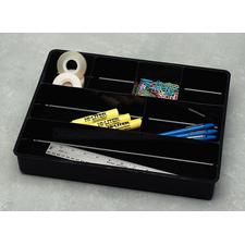 Drawer Director, Black, 15" W x 2-3/8" H x 12" D