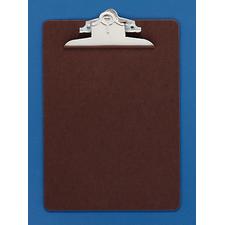 Sparco Hardboard Clipboards, Brown